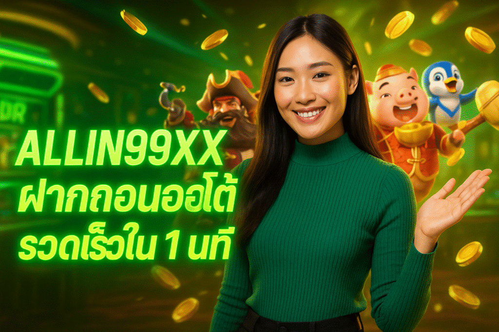 ALLIN99XX ฝากถอนออโต้ รวดเร็วใน 1 นาที