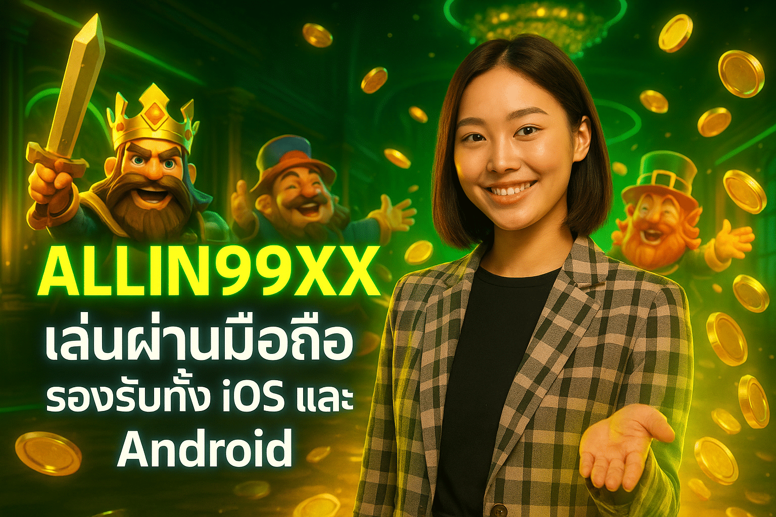 ALLIN99XX เล่นผ่านมือถือ รองรับทั้ง iOS และ Android